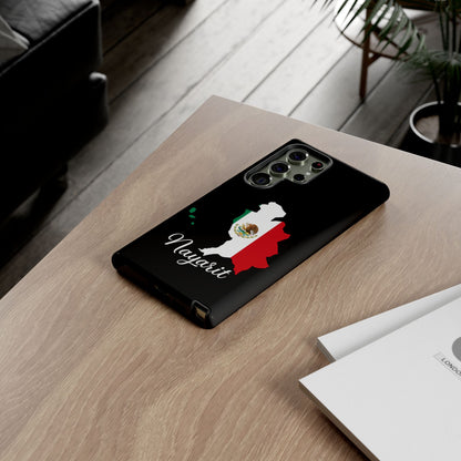 Nayarit Mexico Flag Map Phone Case | Mexican American Pride Tough Case for iPhone & Samsung