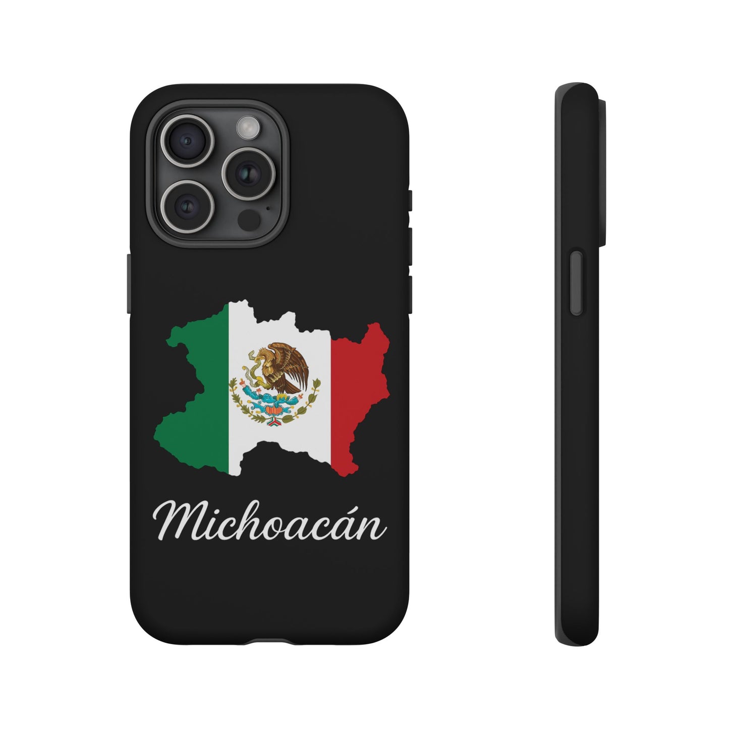 Michoacán Mexico Flag Map Phone Case | Mexican American Pride Tough Case for iPhone & Samsung