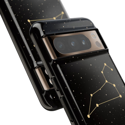 Leo Zodiac Constellation Phone Case – Luxe Gold Celestial Cover