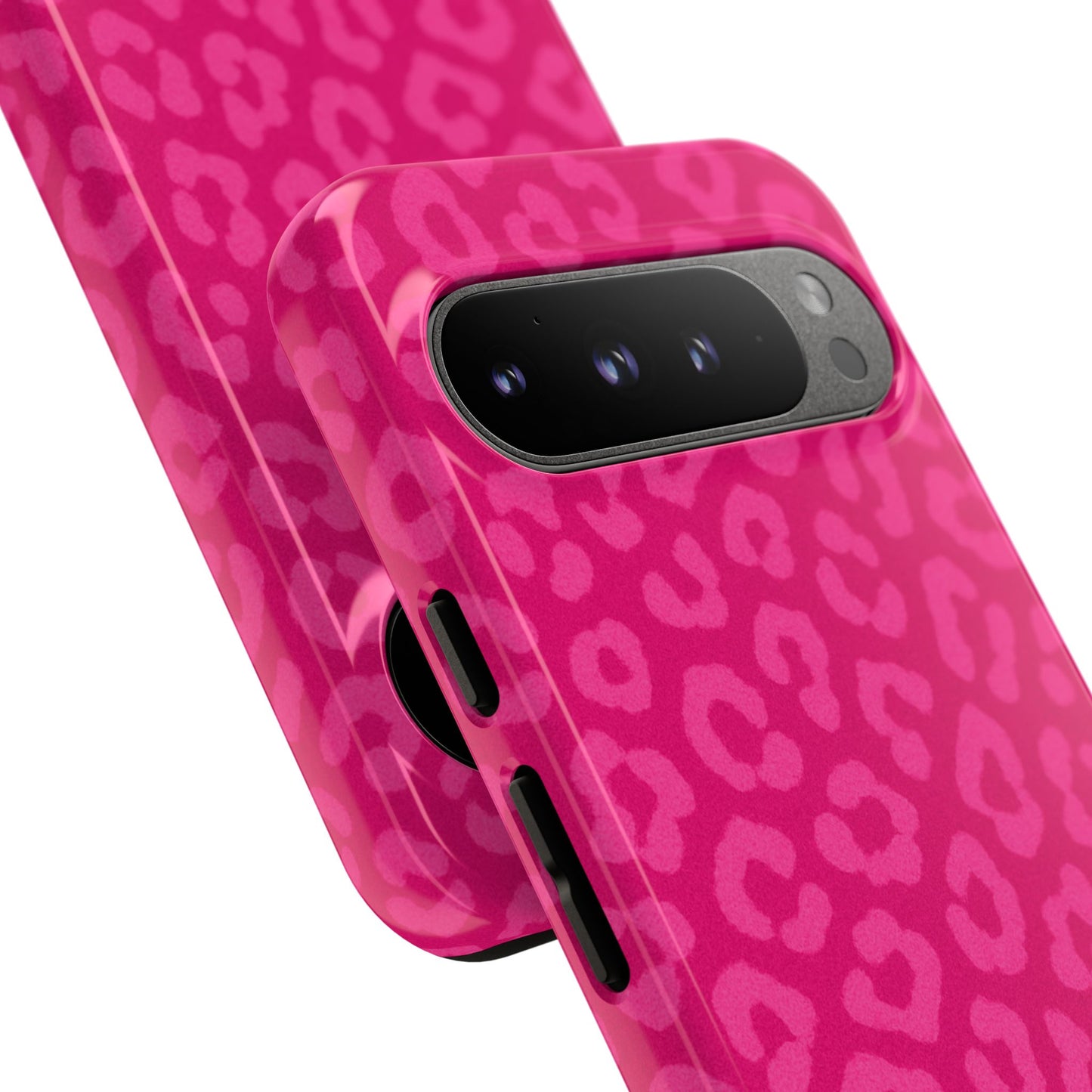 Hot Pink Leopard Print Phone Case – Bold Coquette Leopard Tough Case