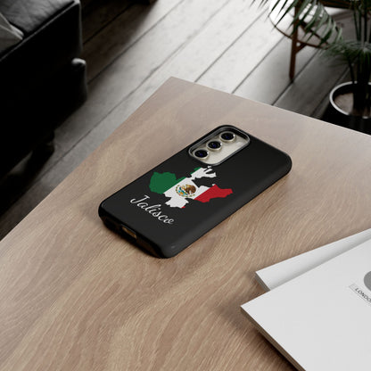 Jalisco Mexico Flag Map Phone Case | Mexican American Pride Tough Case for iPhone & Samsung