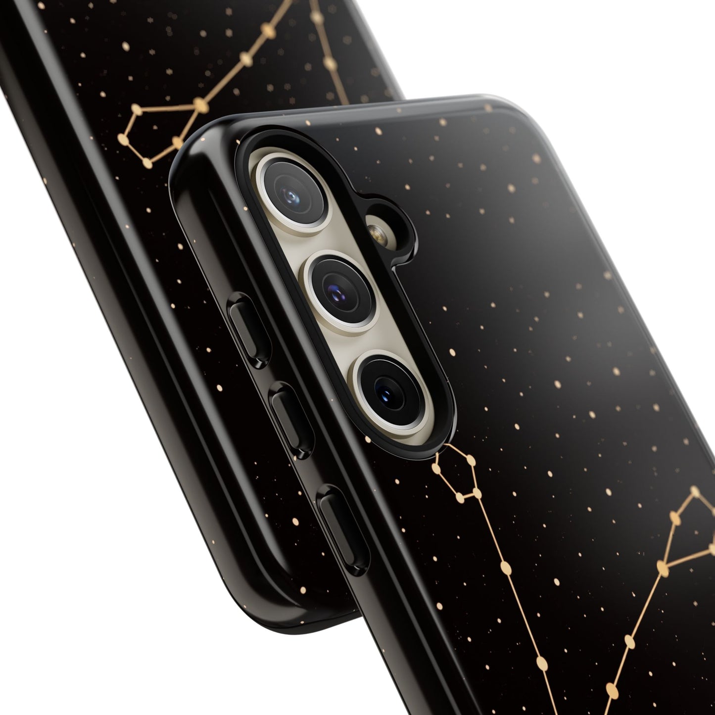 Pisces Zodiac Constellation Phone Case – Luxe Gold Celestial Cover