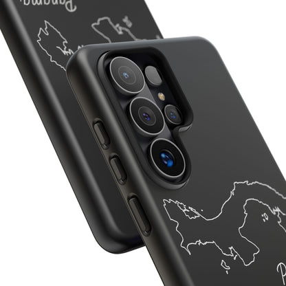 Panama Outline Phone Case – Minimal Country Map Tough Case (iPhone, Samsung, Pixel)