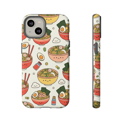 Kawaii Ramen Phone Case – Cute Japanese Food Pattern | Noodle Bowl Aesthetic Case