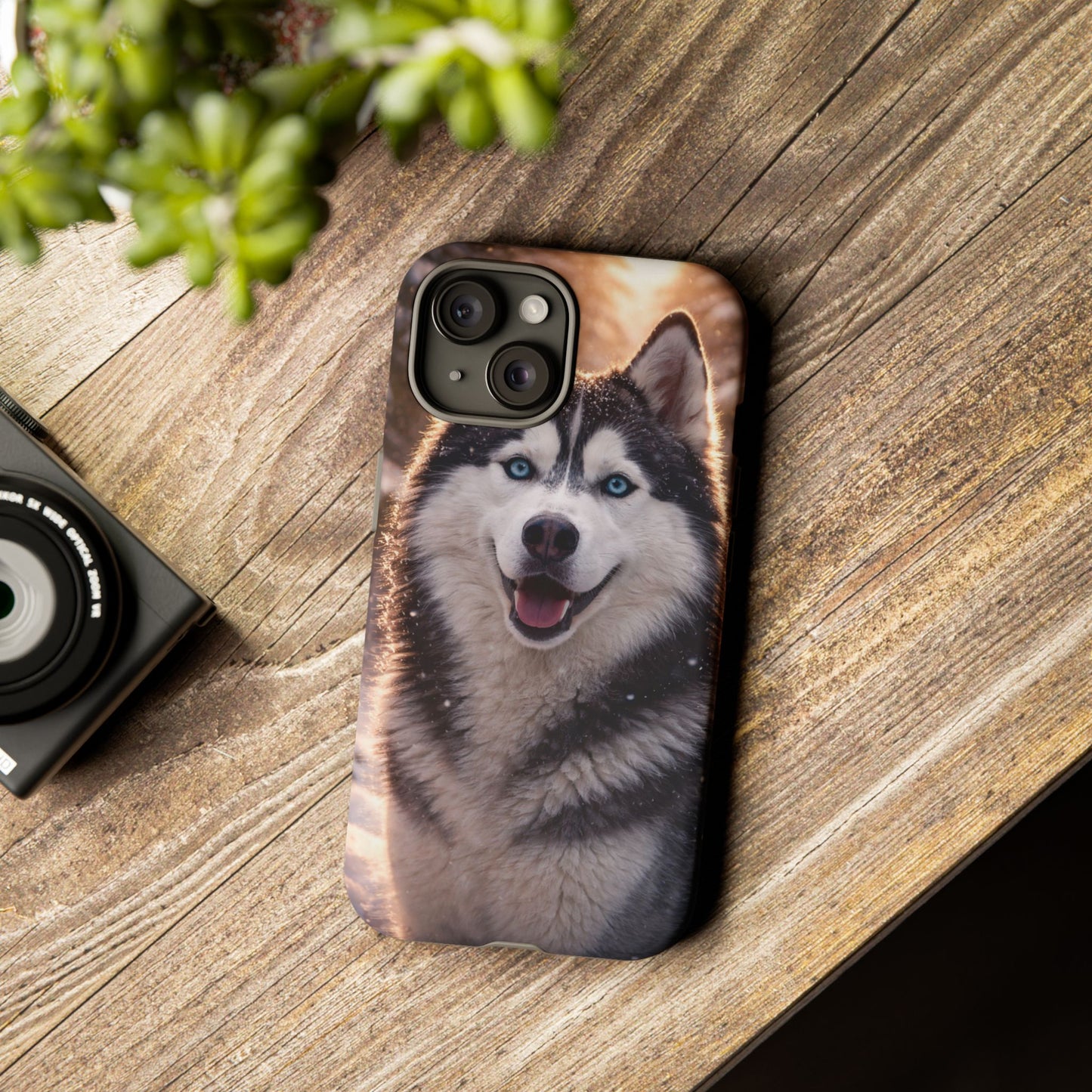 Siberian Husky Tough Phone Case | Blue Eyes Dog Cover Protective iPhone Case