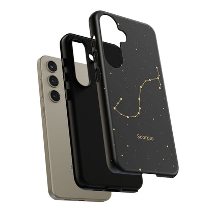Scorpio Zodiac Constellation Phone Case – Luxe Gold Celestial Cover