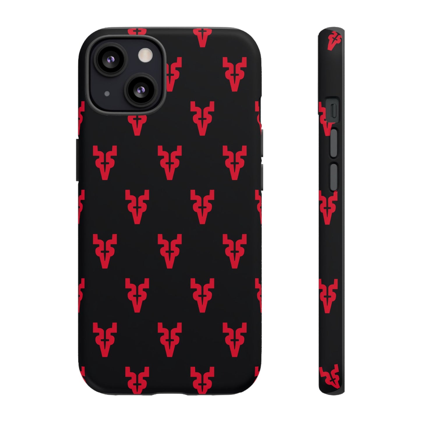 Mazatlán Bull Phone Case – Black Red Streetwear Tough Shockproof Cover