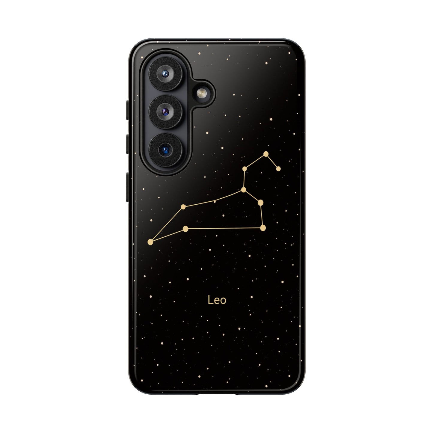 Leo Zodiac Constellation Phone Case – Luxe Gold Celestial Cover