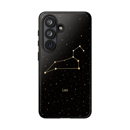 Leo Zodiac Constellation Phone Case – Luxe Gold Celestial Cover