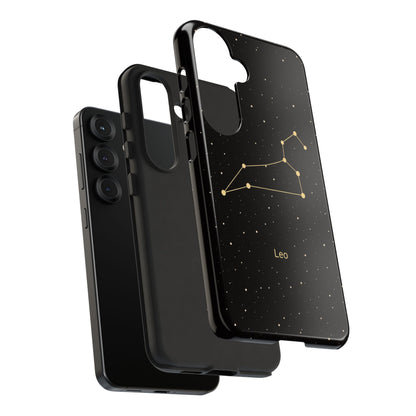 Leo Zodiac Constellation Phone Case – Luxe Gold Celestial Cover
