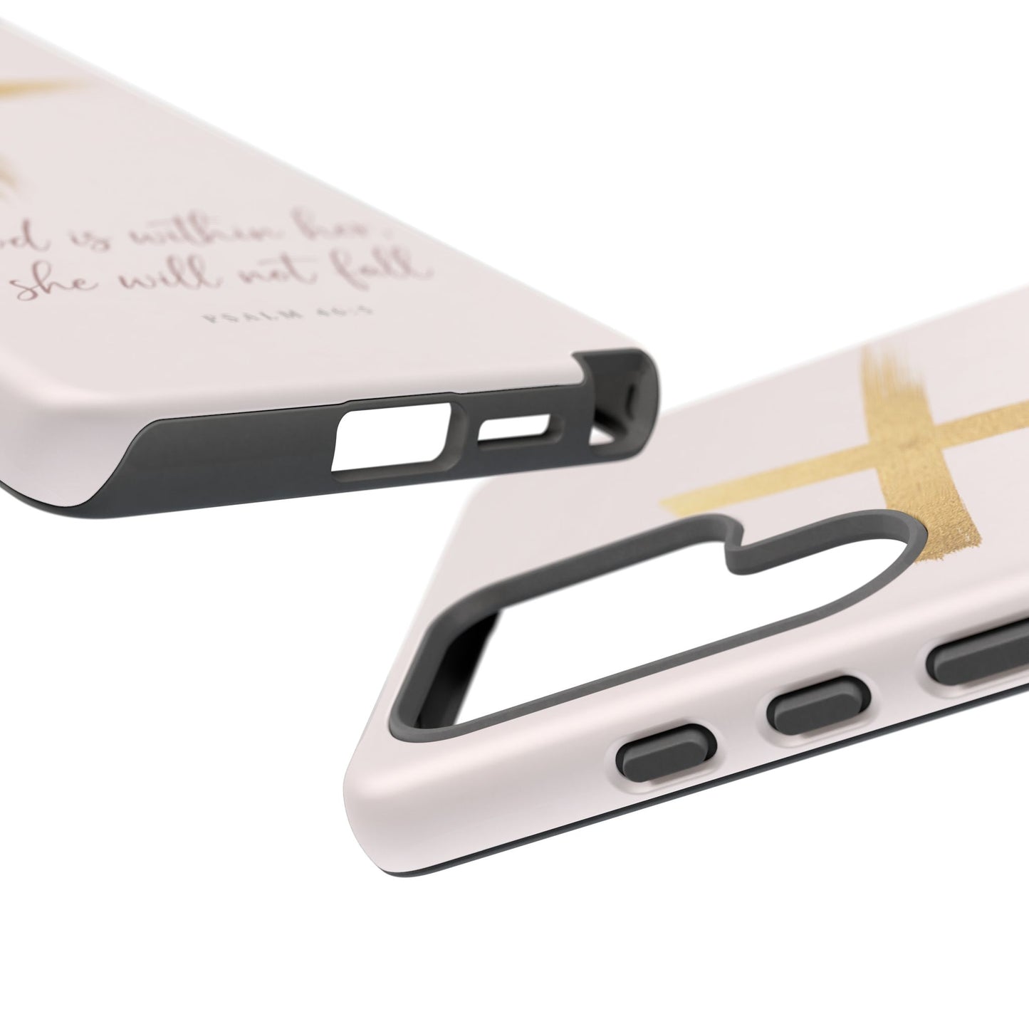 Psalm 46:5 God Is Within Her Christian Cross Phone Case Faith Gift