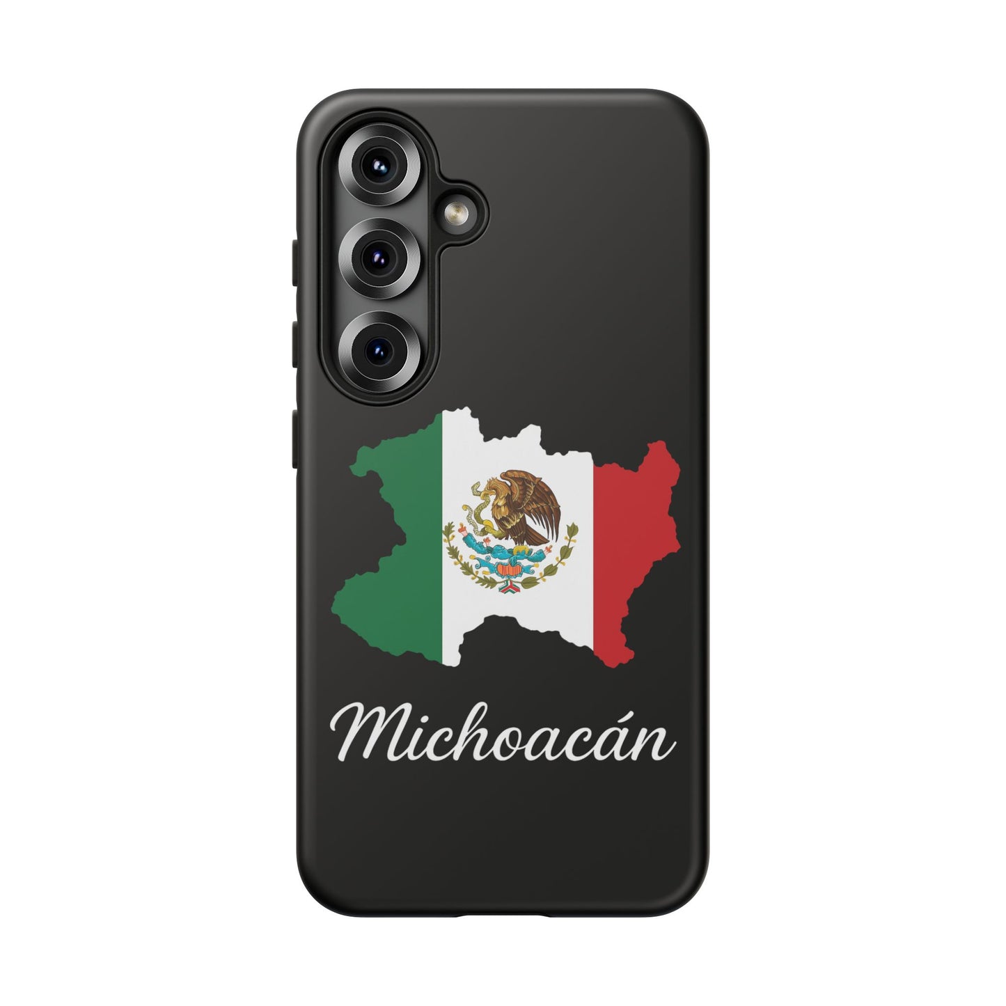 Michoacán Mexico Flag Map Phone Case | Mexican American Pride Tough Case for iPhone & Samsung