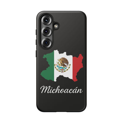 Michoacán Mexico Flag Map Phone Case | Mexican American Pride Tough Case for iPhone & Samsung