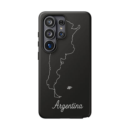 Argentina Outline Phone Case – Minimal Country Map Tough Case (iPhone, Samsung, Pixel)
