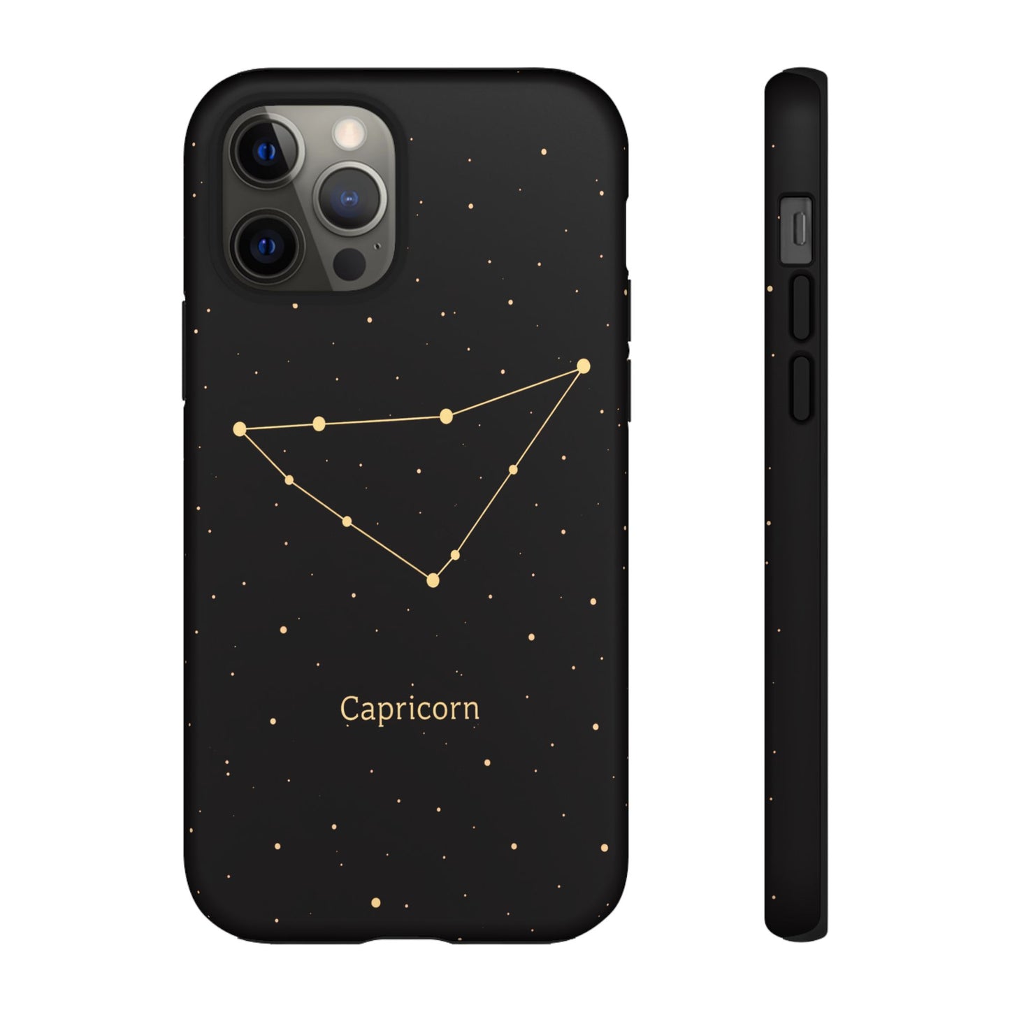 Capricorn Zodiac Constellation Phone Case – Luxe Gold Celestial Cover