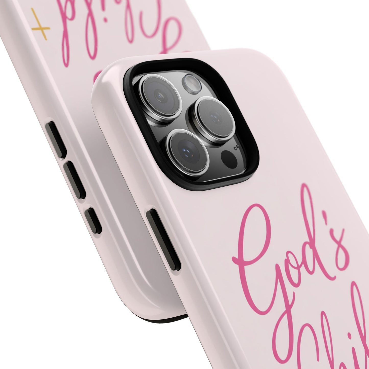 Gods Child Phone Case Christian Pink Aesthetic Tough iPhone Case