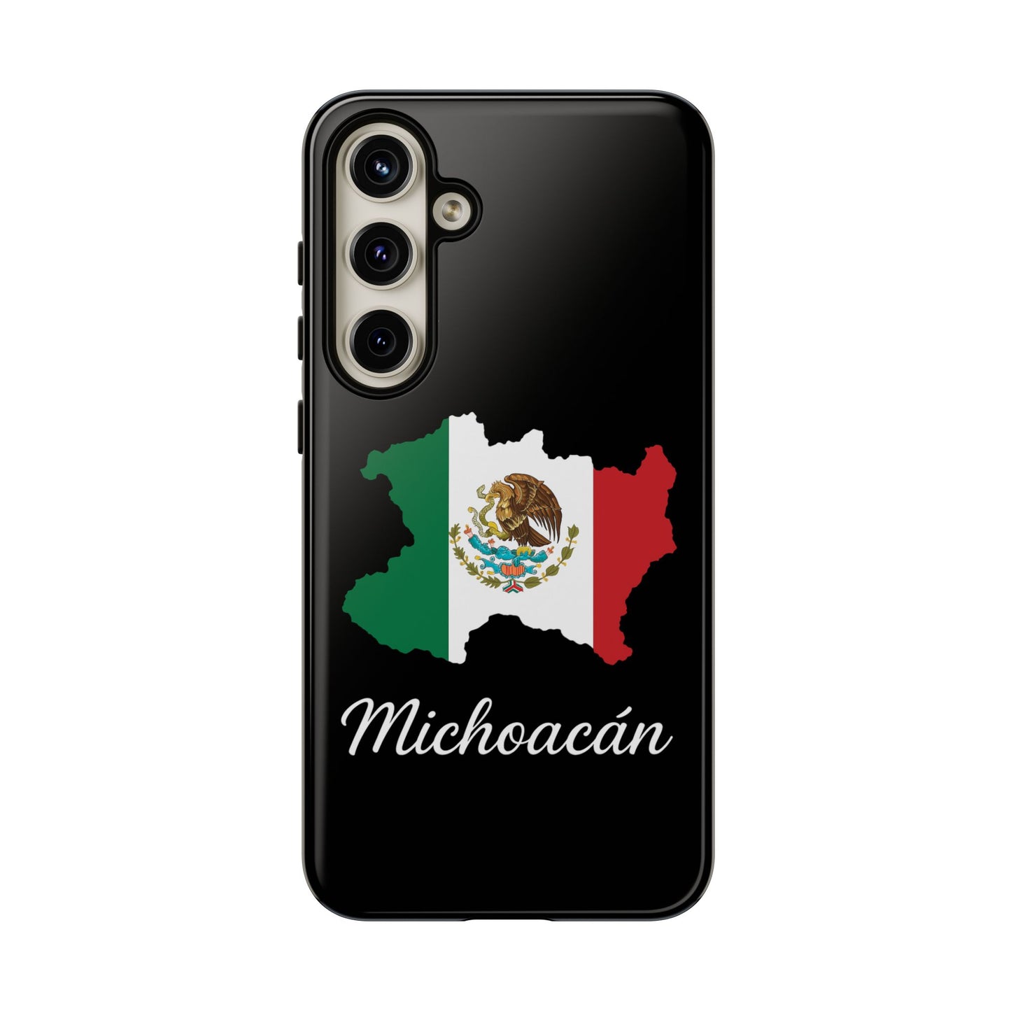 Michoacán Mexico Flag Map Phone Case | Mexican American Pride Tough Case for iPhone & Samsung