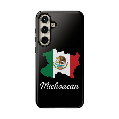Michoacán Mexico Flag Map Phone Case | Mexican American Pride Tough Case for iPhone & Samsung