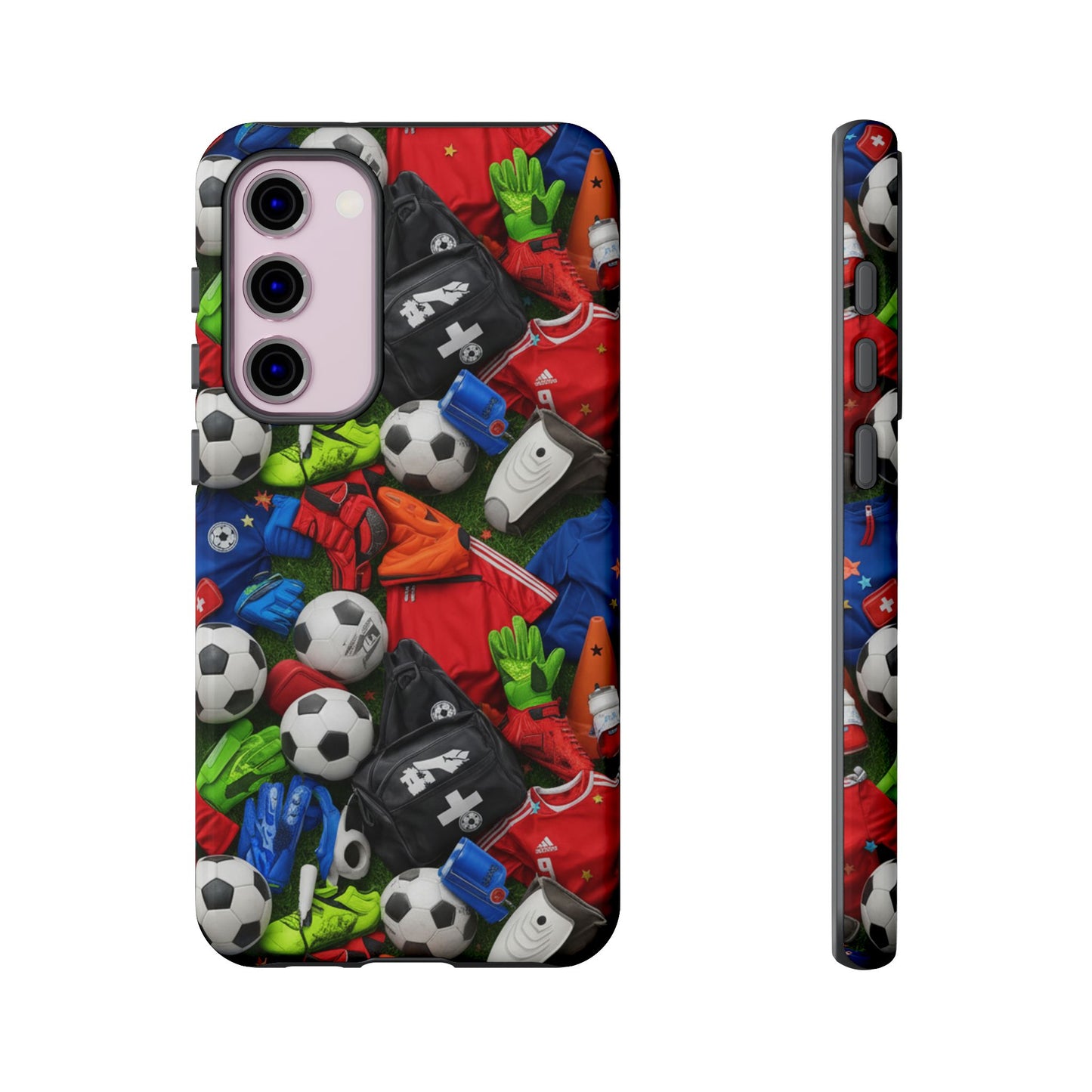 Soccer Ball Pattern Phone Case – Sports Fan Tough Protective Game Day Case