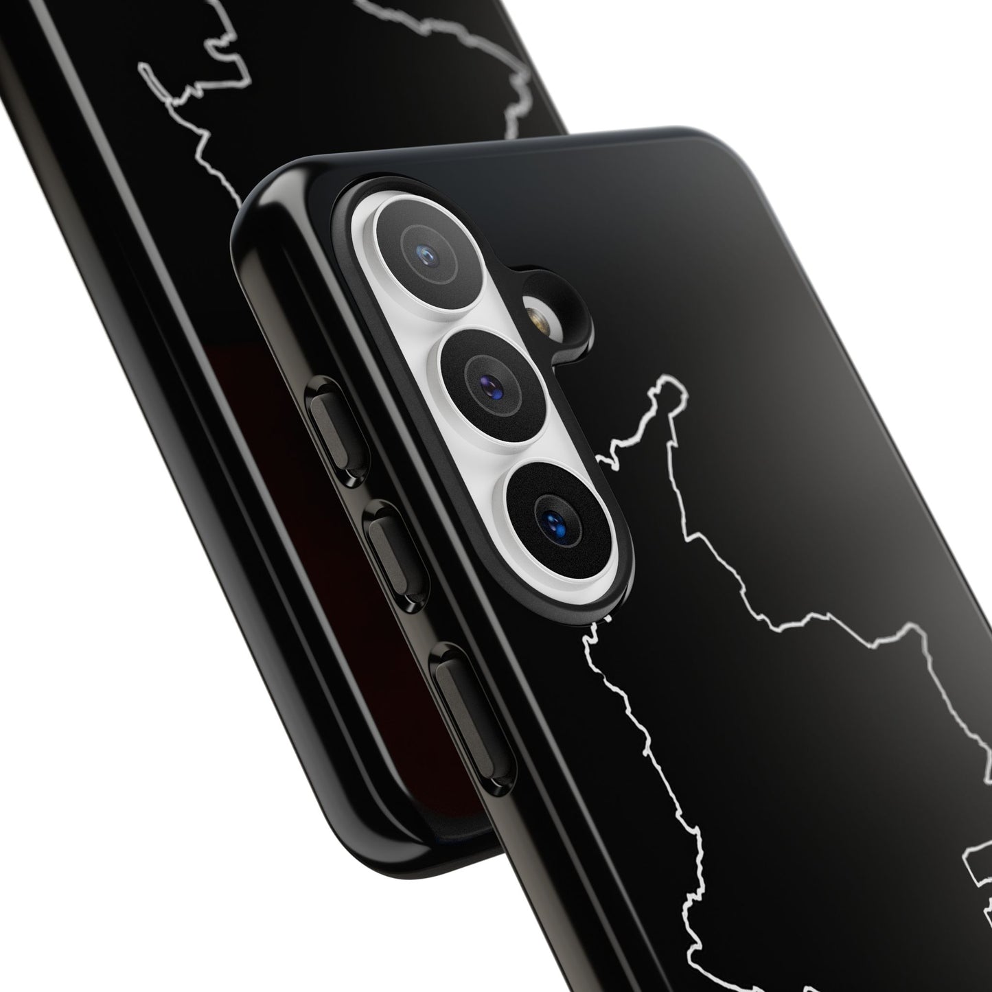 Colombia Outline Phone Case – Minimal Country Map Tough Case (iPhone, Samsung, Pixel)