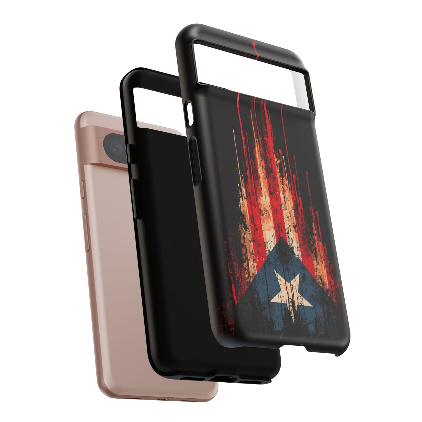 Puerto Rico Flag Phone Case | Distressed Puerto Rican Flag Tough Case | Boricua Pride Protective iPhone Samsung Cover