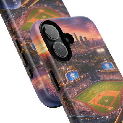 Baseball Sunset Stadium Phone Case LA Game Day Sports Aesthetic Case
