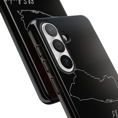 El Salvador Outline Phone Case – Minimal Country Map Tough Case (iPhone, Samsung, Pixel)