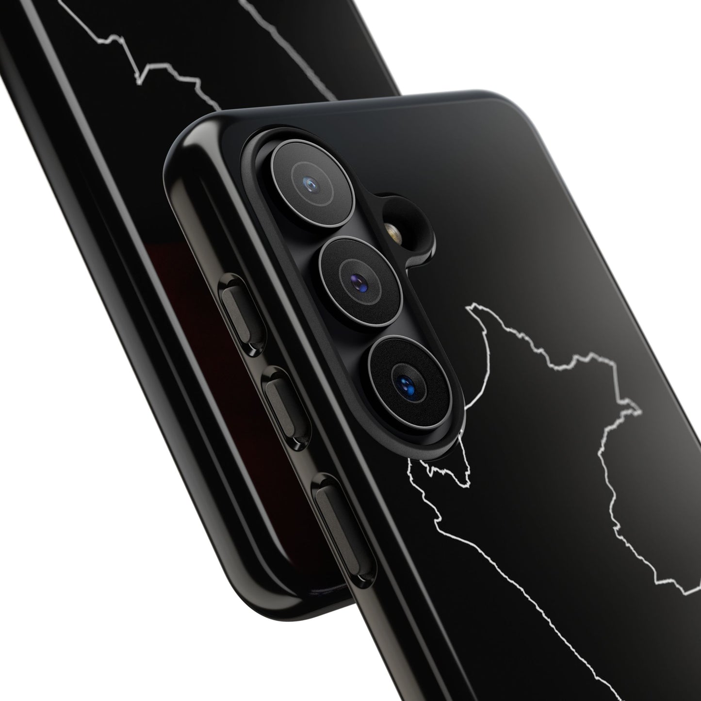 Peru Outline Phone Case – Minimal Country Map Tough Case (iPhone, Samsung, Pixel)