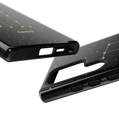Gemini Zodiac Constellation Phone Case – Luxe Gold Celestial Cover