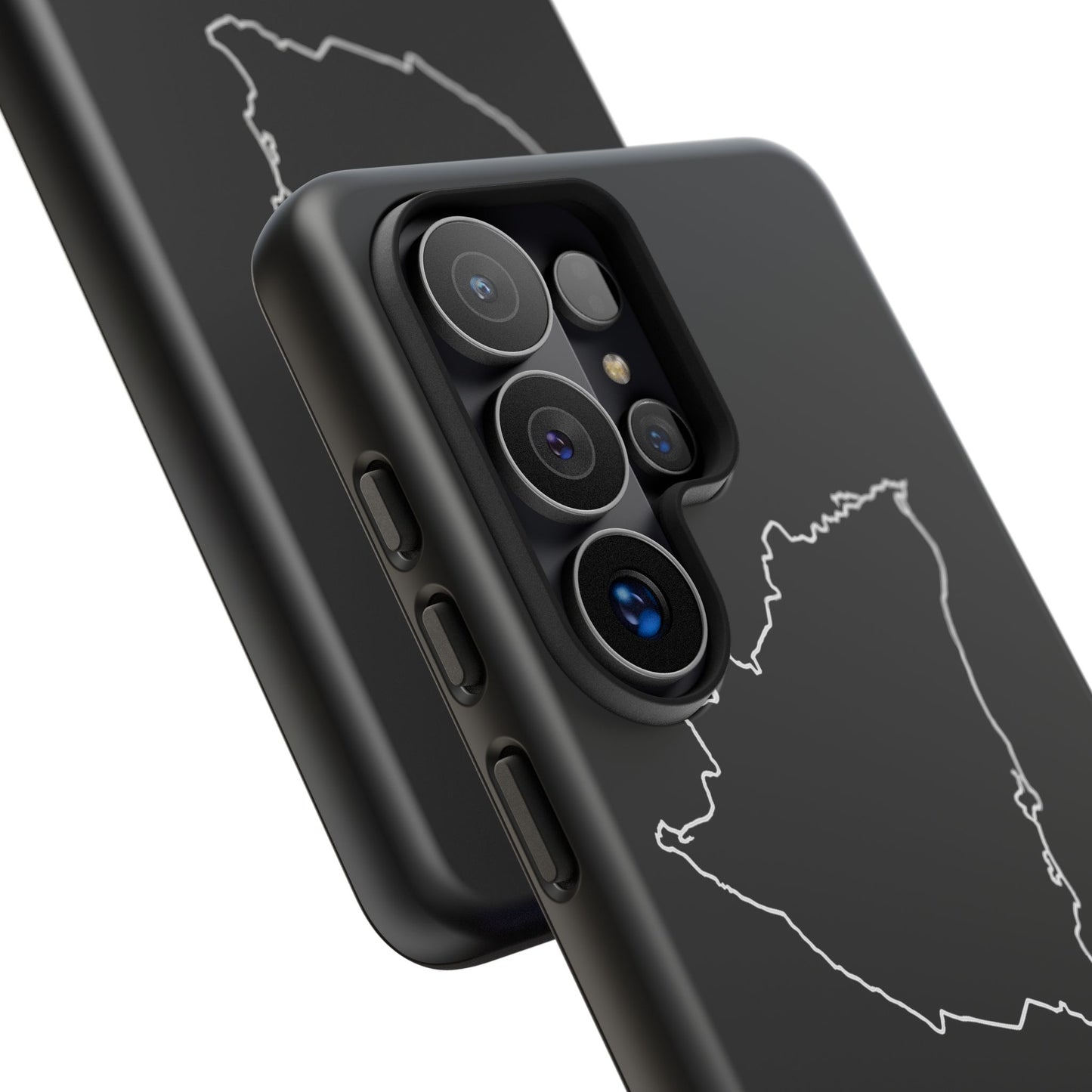 Nicaragua Outline Phone Case – Minimal Country Map Tough Case (iPhone, Samsung, Pixel)
