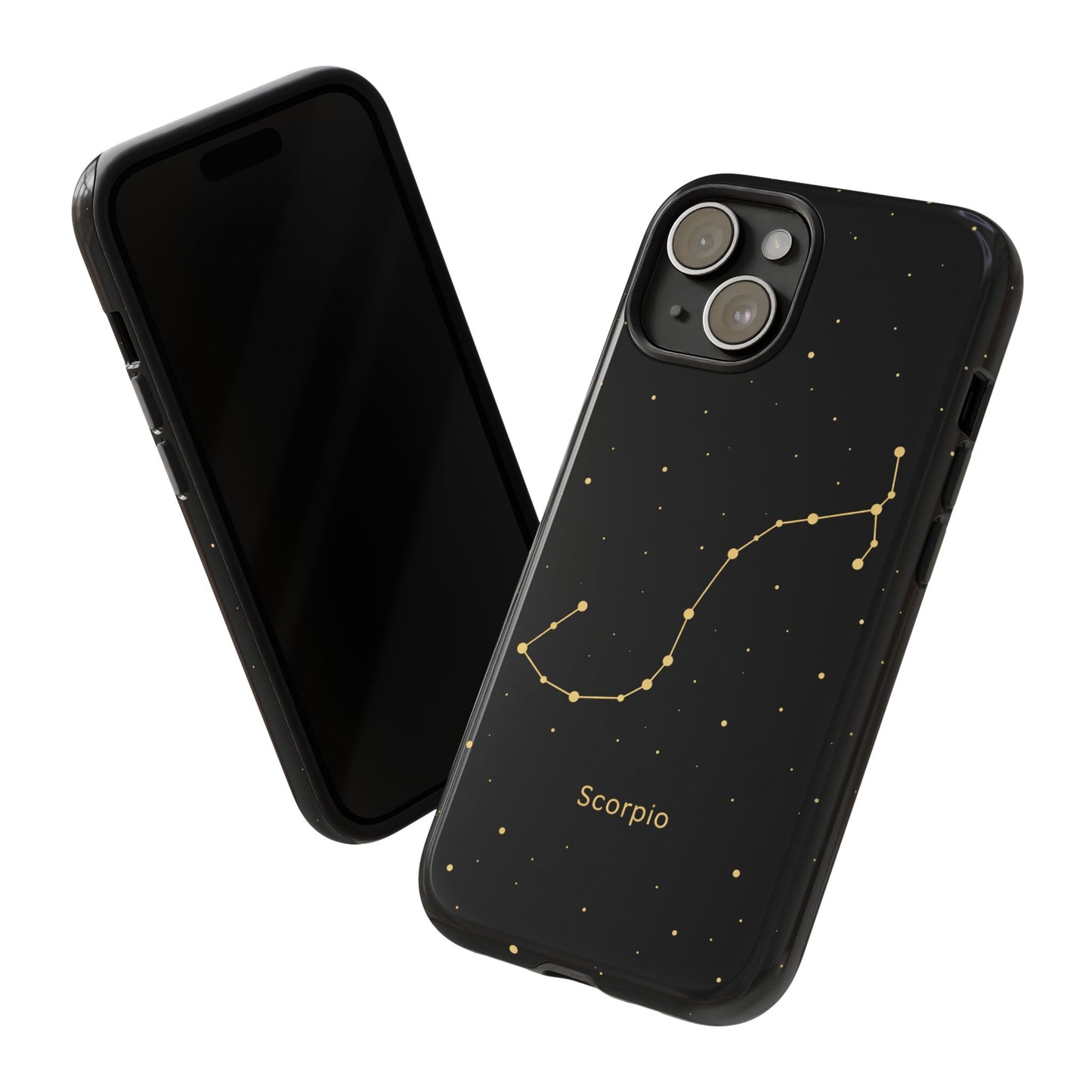 Scorpio Zodiac Constellation Phone Case – Luxe Gold Celestial Cover