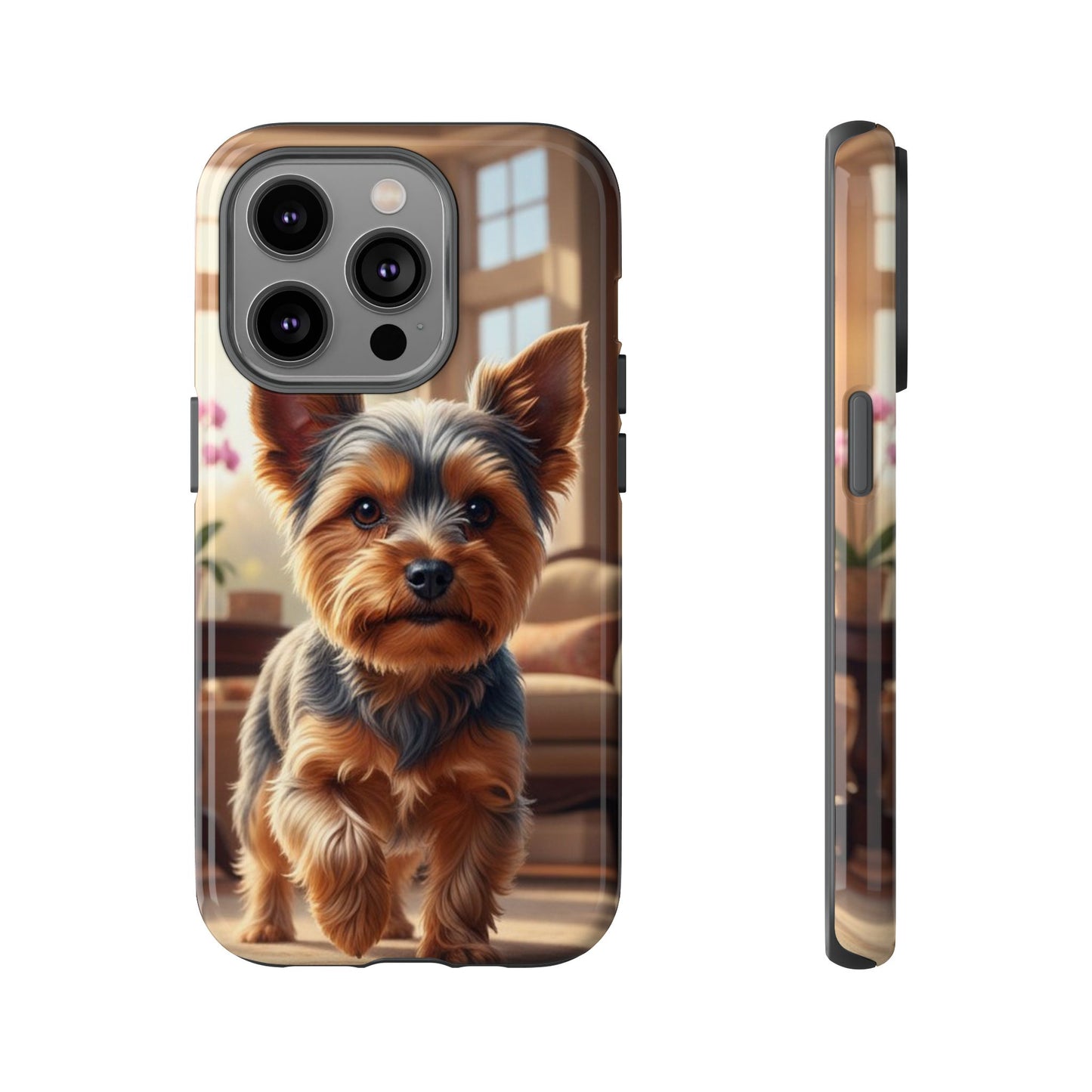 Yorkshire Terrier Phone Case – Cute Yorkie Puppy Tough Case (iPhone, Samsung, Pixel)
