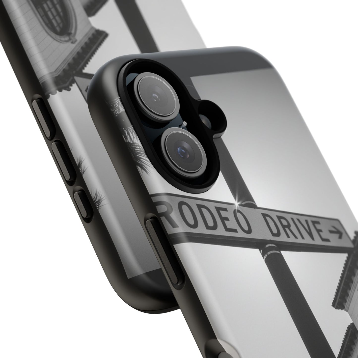 Rodeo Drive Phone Case | Los Angeles Aesthetic Black & White Photography | Luxury LA Street Tough Case for iPhone & Samsung