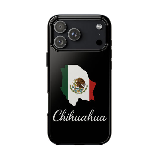 Chihuahua Mexico Flag Map Phone Case | Mexican American Pride Tough Case for iPhone & Samsung