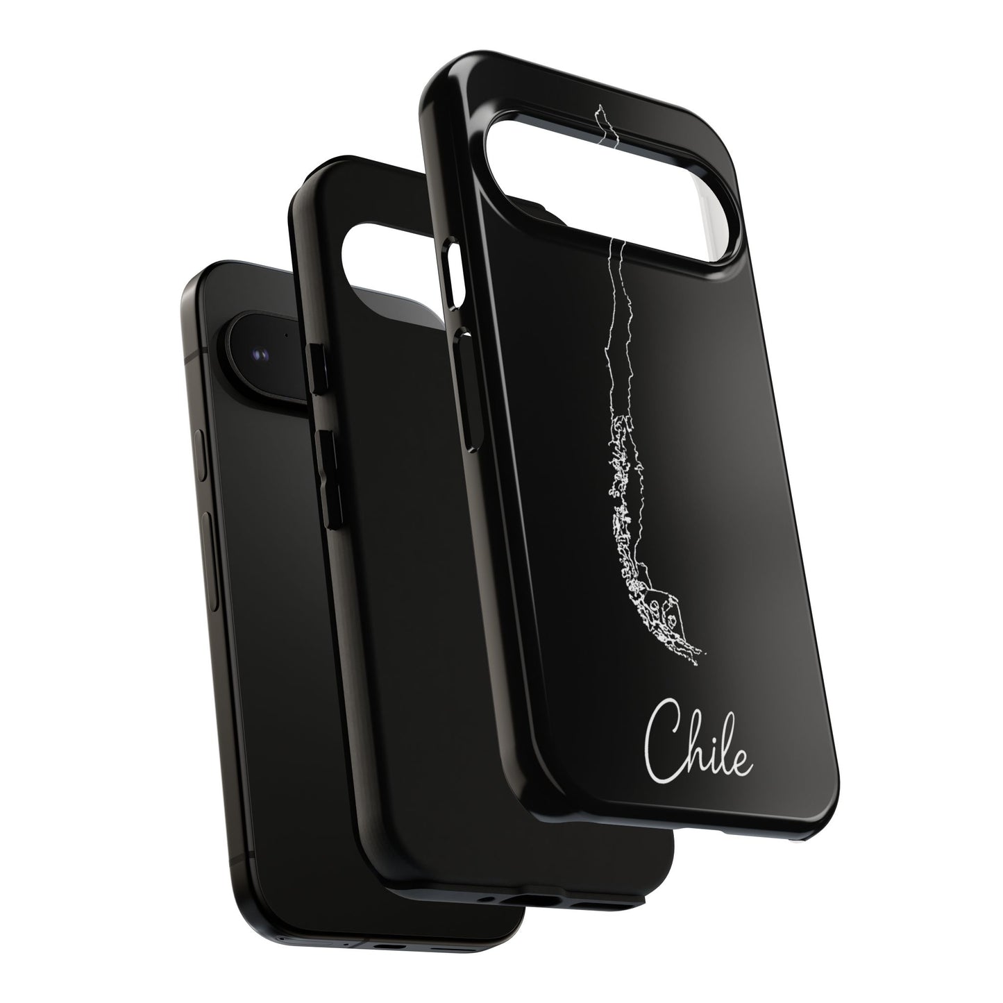 Chile Outline Phone Case – Minimal Country Map Tough Case (iPhone, Samsung, Pixel)