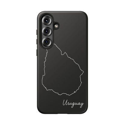 Uruguay Outline Phone Case – Minimal Country Map Tough Case (iPhone, Samsung, Pixel)