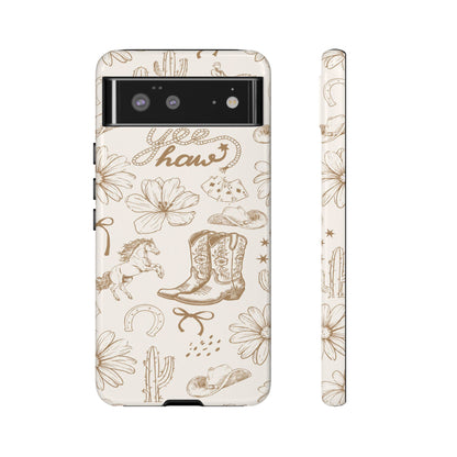 Western Cowgirl Phone Case for iPhone Samsung Galaxy Pixel Tough Case