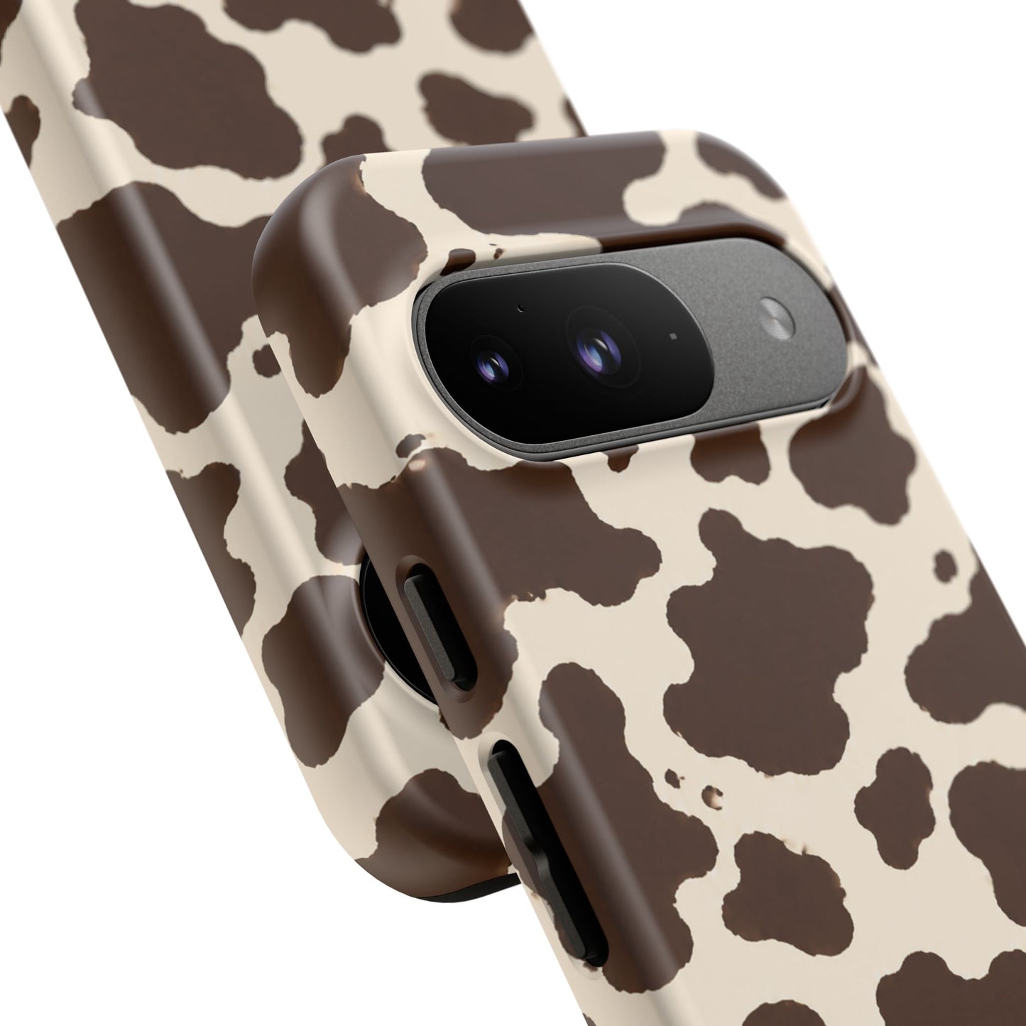 Western Cow Print Tough Phone Case for iPhone Samsung Galaxy Pixel