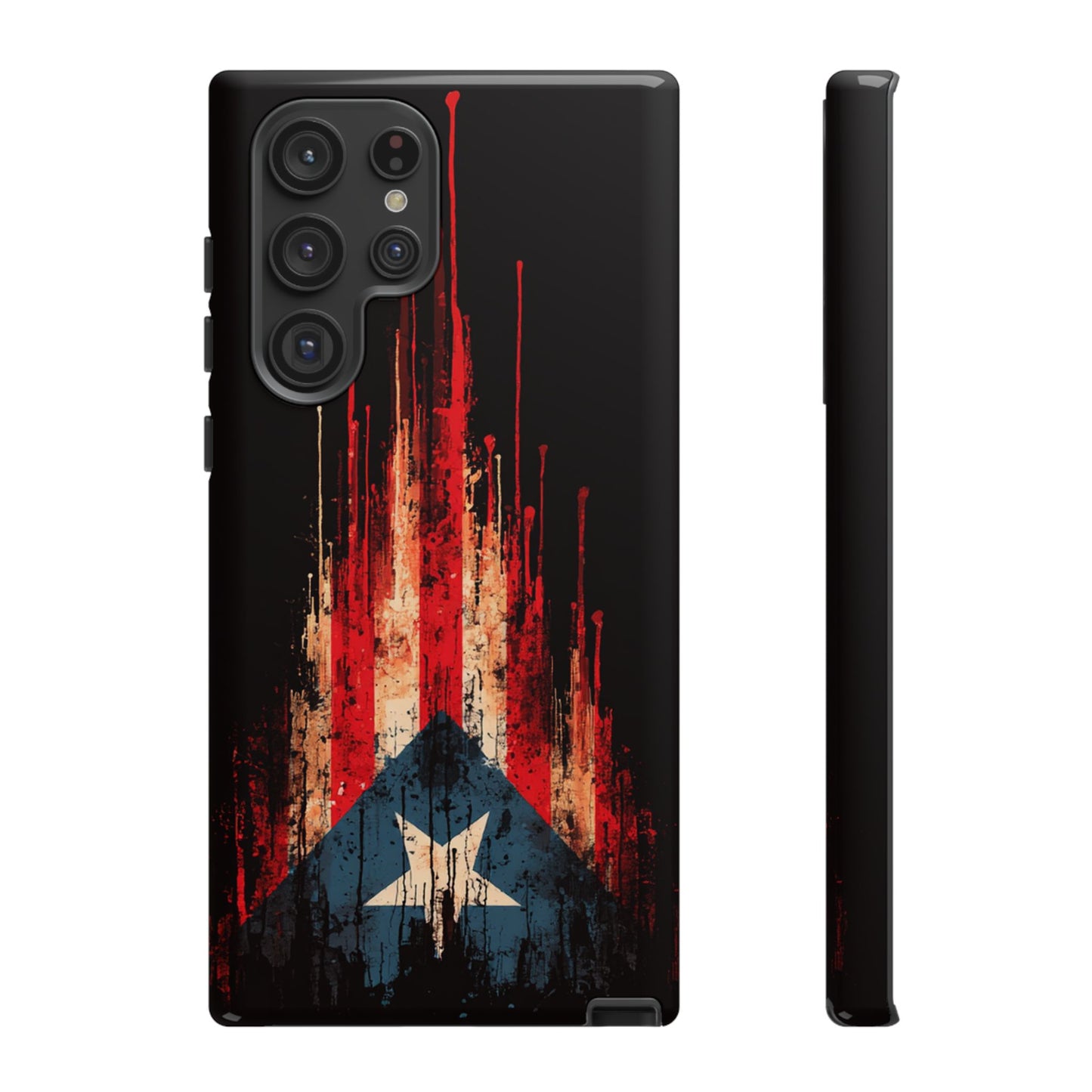 Puerto Rico Flag Phone Case | Distressed Puerto Rican Flag Tough Case | Boricua Pride Protective iPhone Samsung Cover