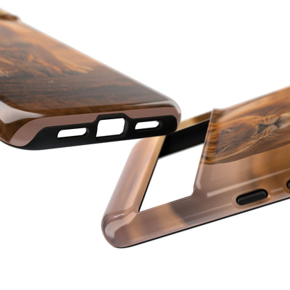 Lioness & Cub Phone Case | Safari Wildlife Tough Case for iPhone & Samsung