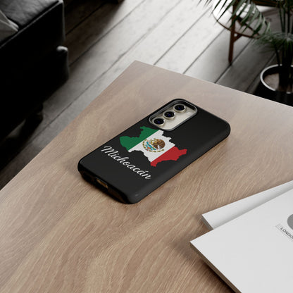 Michoacán Mexico Flag Map Phone Case | Mexican American Pride Tough Case for iPhone & Samsung
