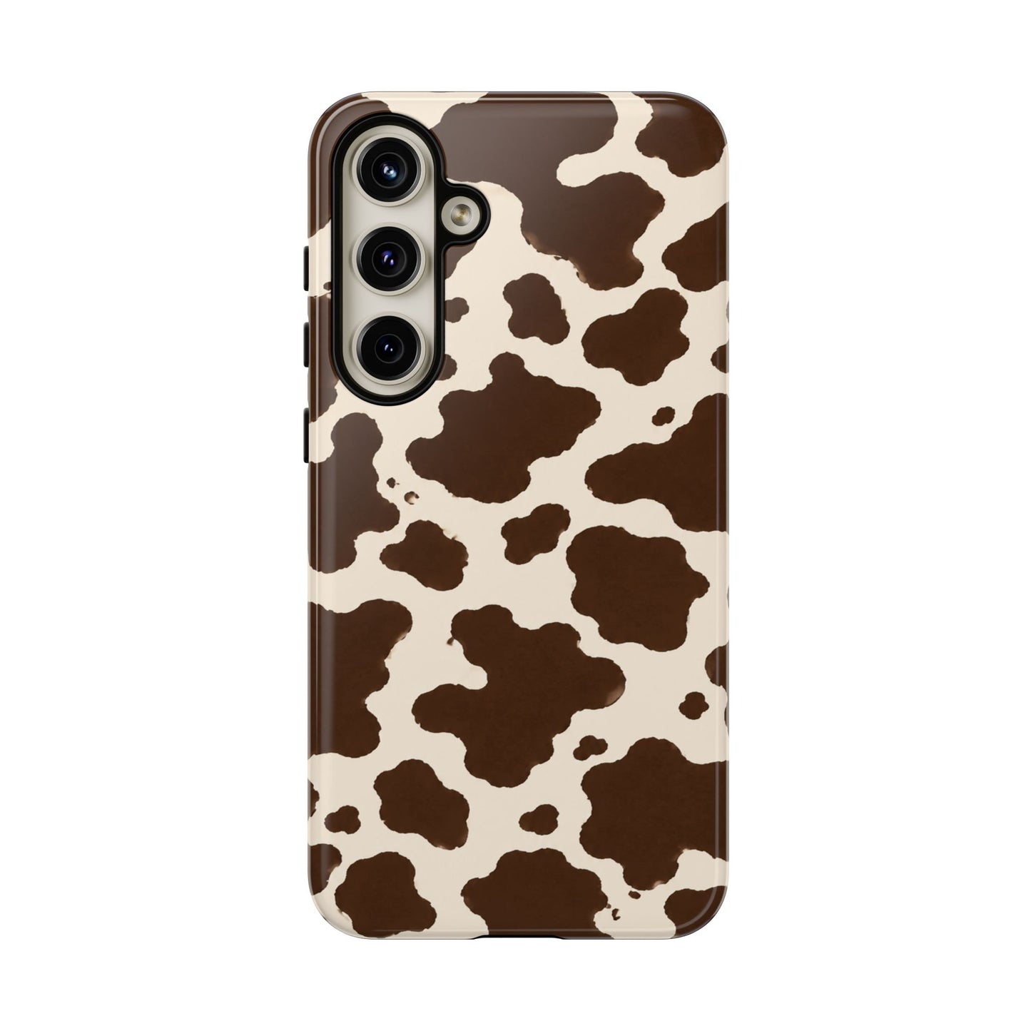Western Cow Print Tough Phone Case for iPhone Samsung Galaxy Pixel