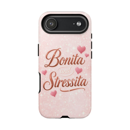 Bonita Stressita Phone Case Cute Latina Aesthetic Pink Coquette Case