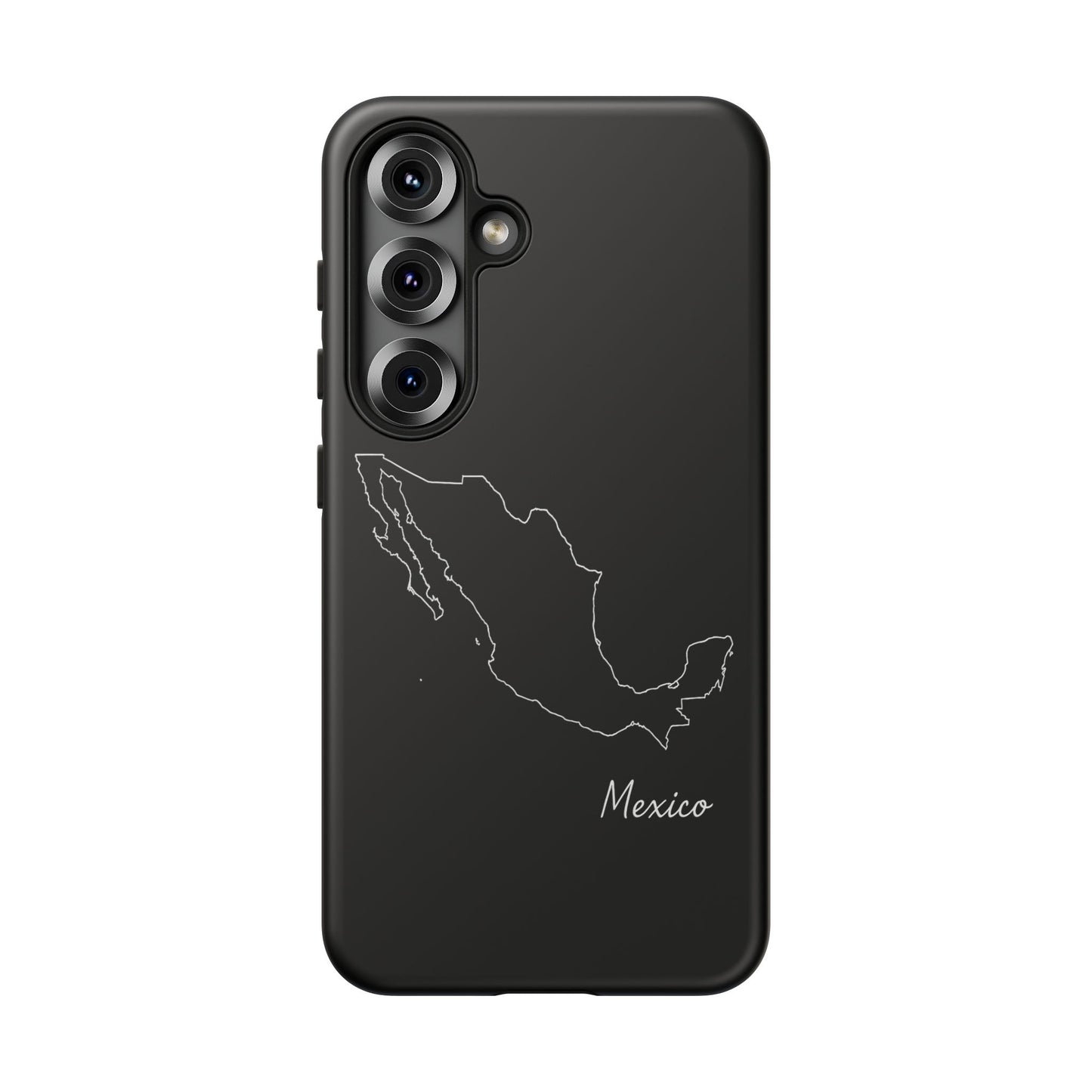 Mexico Outline Phone Case – Minimal Country Map Tough Case (iPhone, Samsung, Pixel)