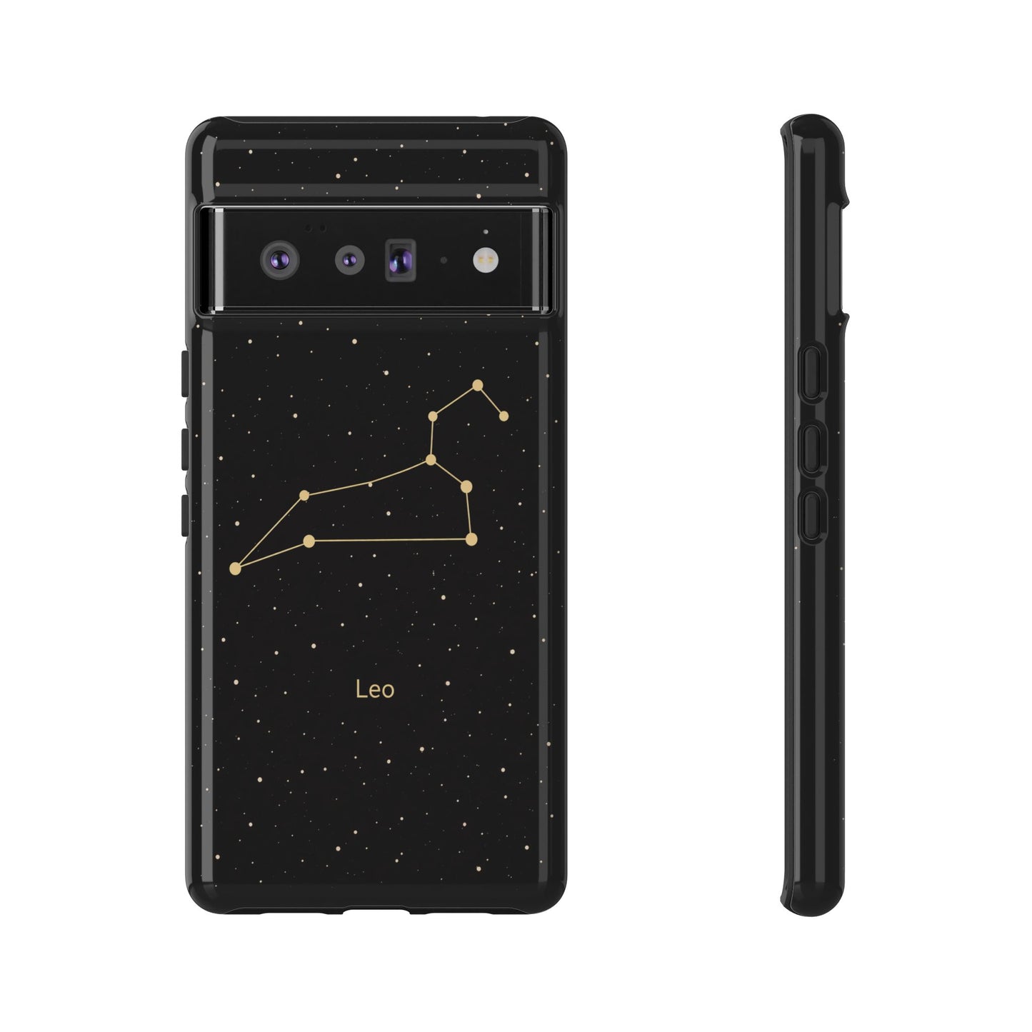 Leo Zodiac Constellation Phone Case – Luxe Gold Celestial Cover