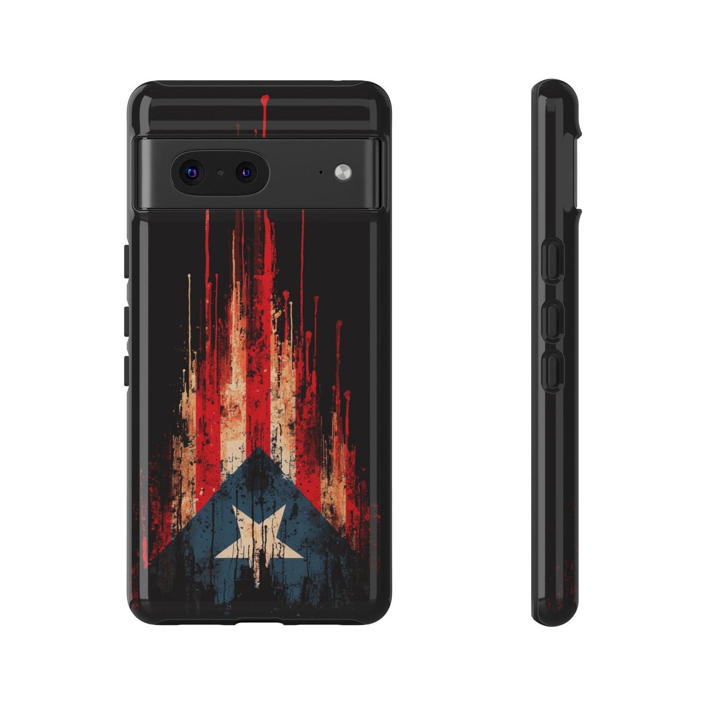 Puerto Rico Flag Phone Case | Distressed Puerto Rican Flag Tough Case | Boricua Pride Protective iPhone Samsung Cover