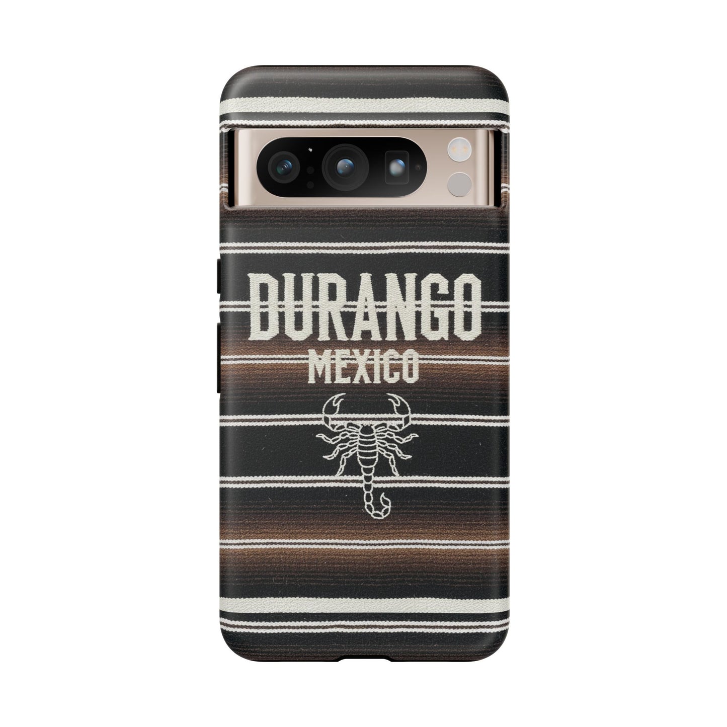 Durango Mexico Phone Case | Serape Scorpion Western Design | Mexican Heritage Tough Case for iPhone & Samsung