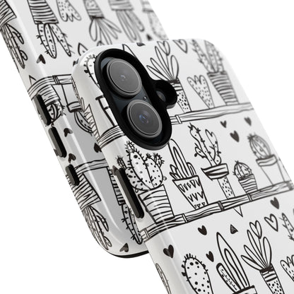 Cactus Succulent Phone Case Cute Plant Aesthetic iPhone Samsung Cover