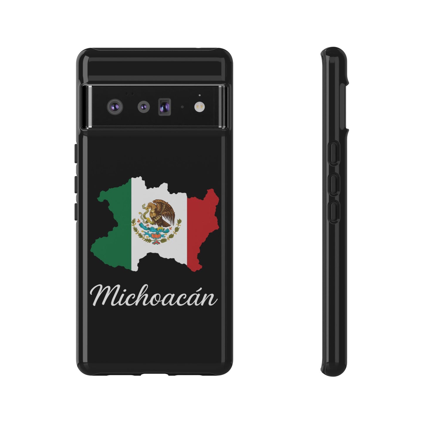 Michoacán Mexico Flag Map Phone Case | Mexican American Pride Tough Case for iPhone & Samsung