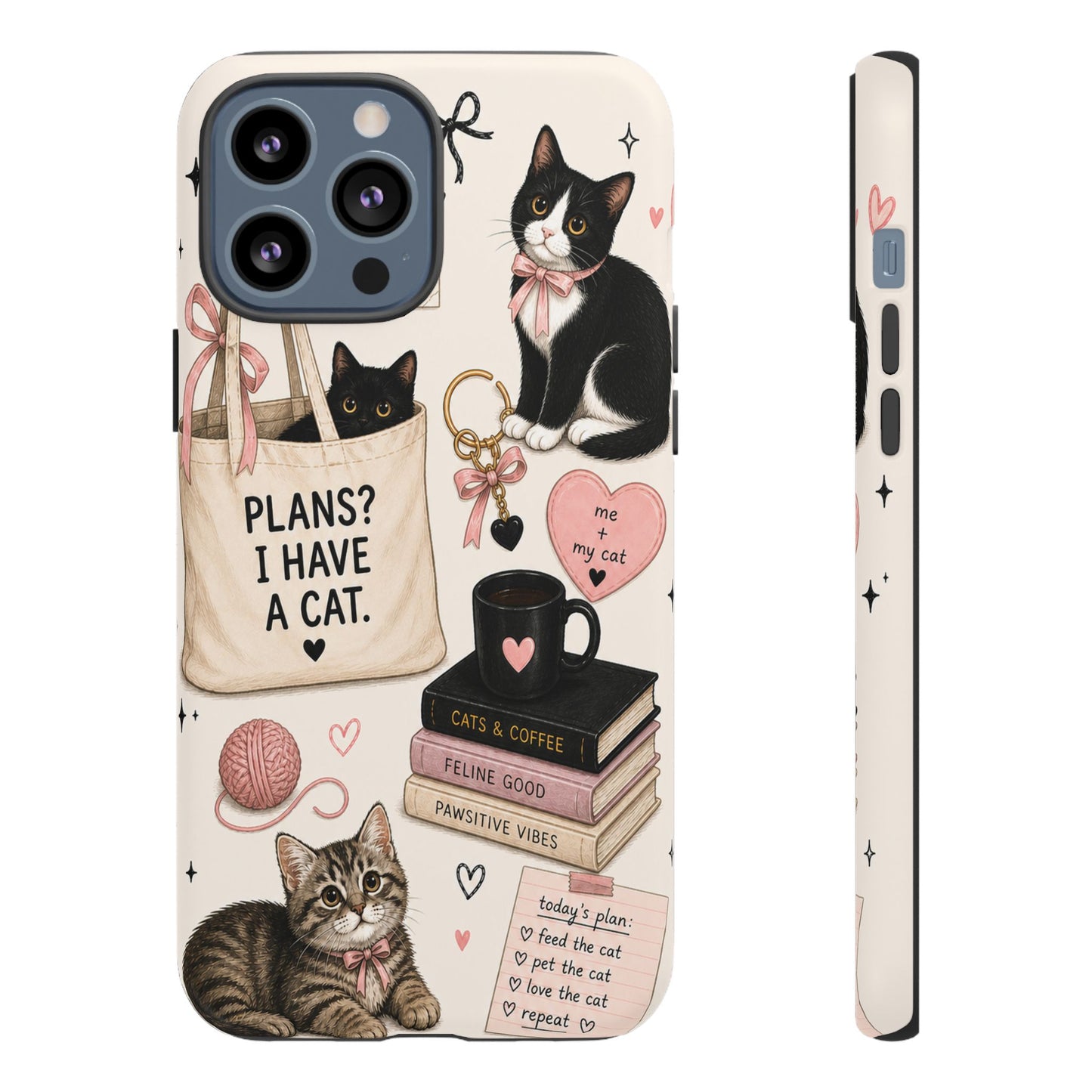 Cat Lover Phone Case | Plans? I Have A Cat Cute Aesthetic Cover